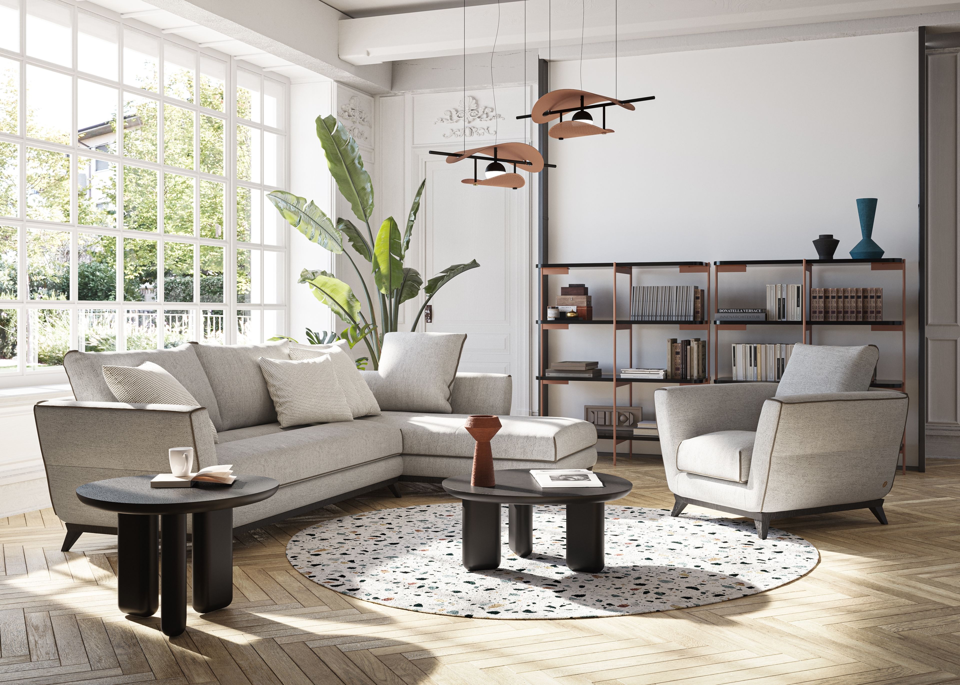 Стальной светодиодный подвесной светильник Liu Jo Living Collection Corolle ARCH-00034977 - Вид №3