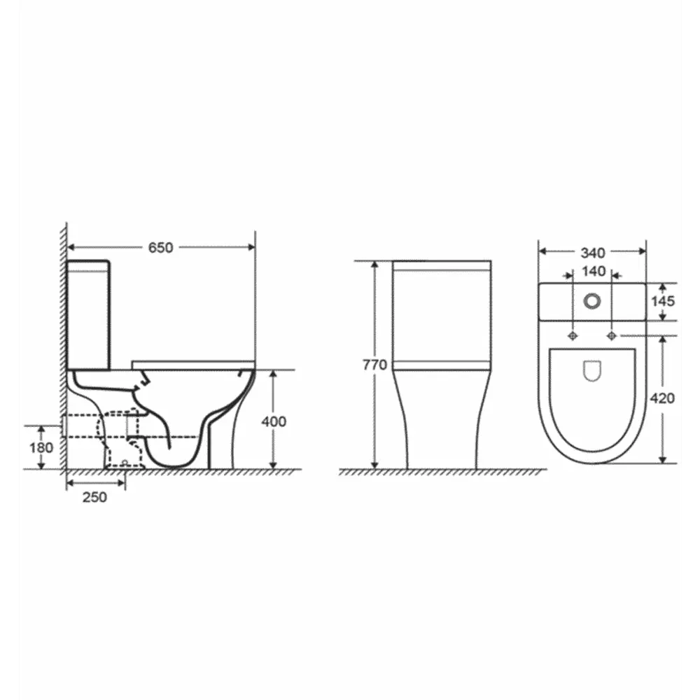 Унитаз-компакт Aquatek Optima безободковый двойной смыв цвет STLM-2152349 - Вид №6
