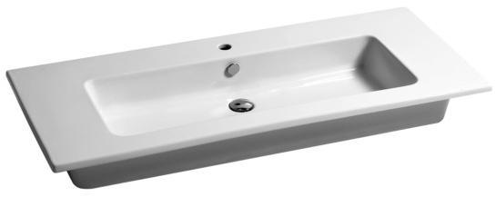 SLLC12151T0M Керамическое консольное мебельное решение Azzurra ceramica Столешница / подвесная консоль с одним отверстием CONSOLLE SLIM 