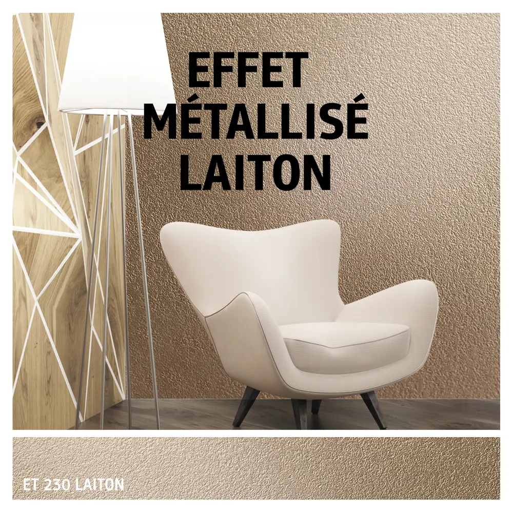 Декоративная краска MAITRE DECO с металлическим эффектом «Laiton» 82891085 STLM-0037579 - Вид №4