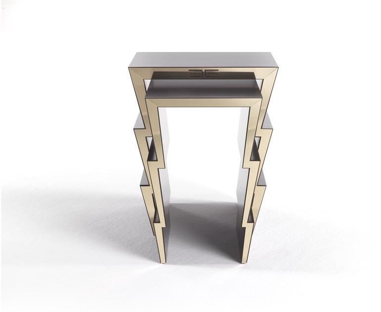 ETRO Home Interiors Прямоугольный журнальный столик из эвкалипта Ziggy sun-id-1390474 - Вид №5