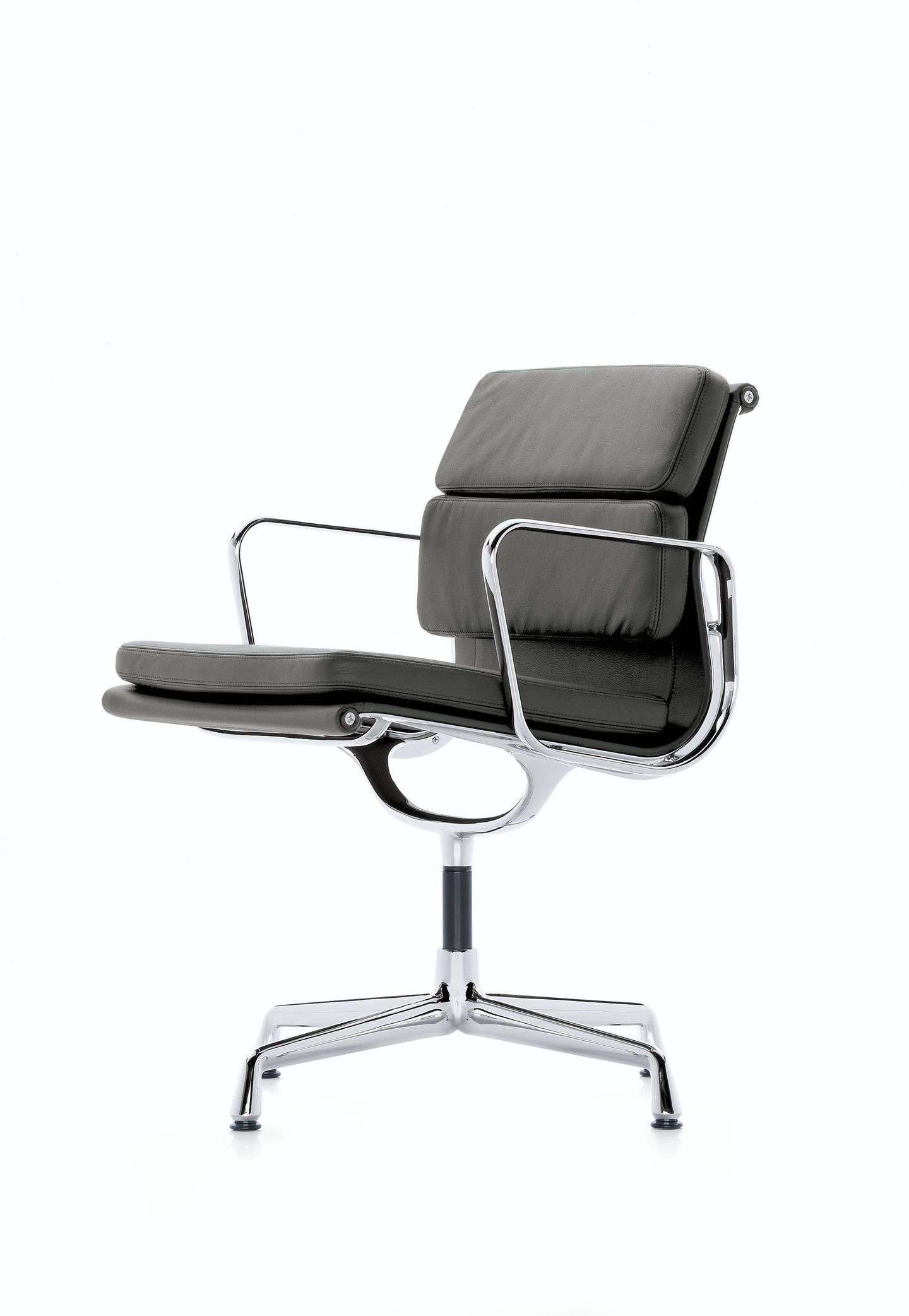 Кожаный спиц поворотный стул с подлокотниками VITRA Eames Soft Pad Group ARCH-00078216 - Вид №46