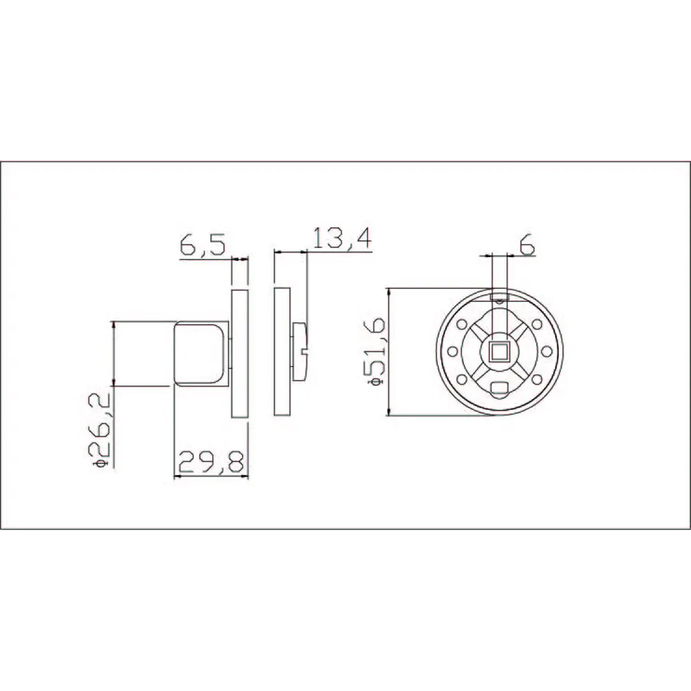 EDSON Накладка-фиксатор графит для межкомнатных дверей 85165133 STLM-0059272 - Вид №3