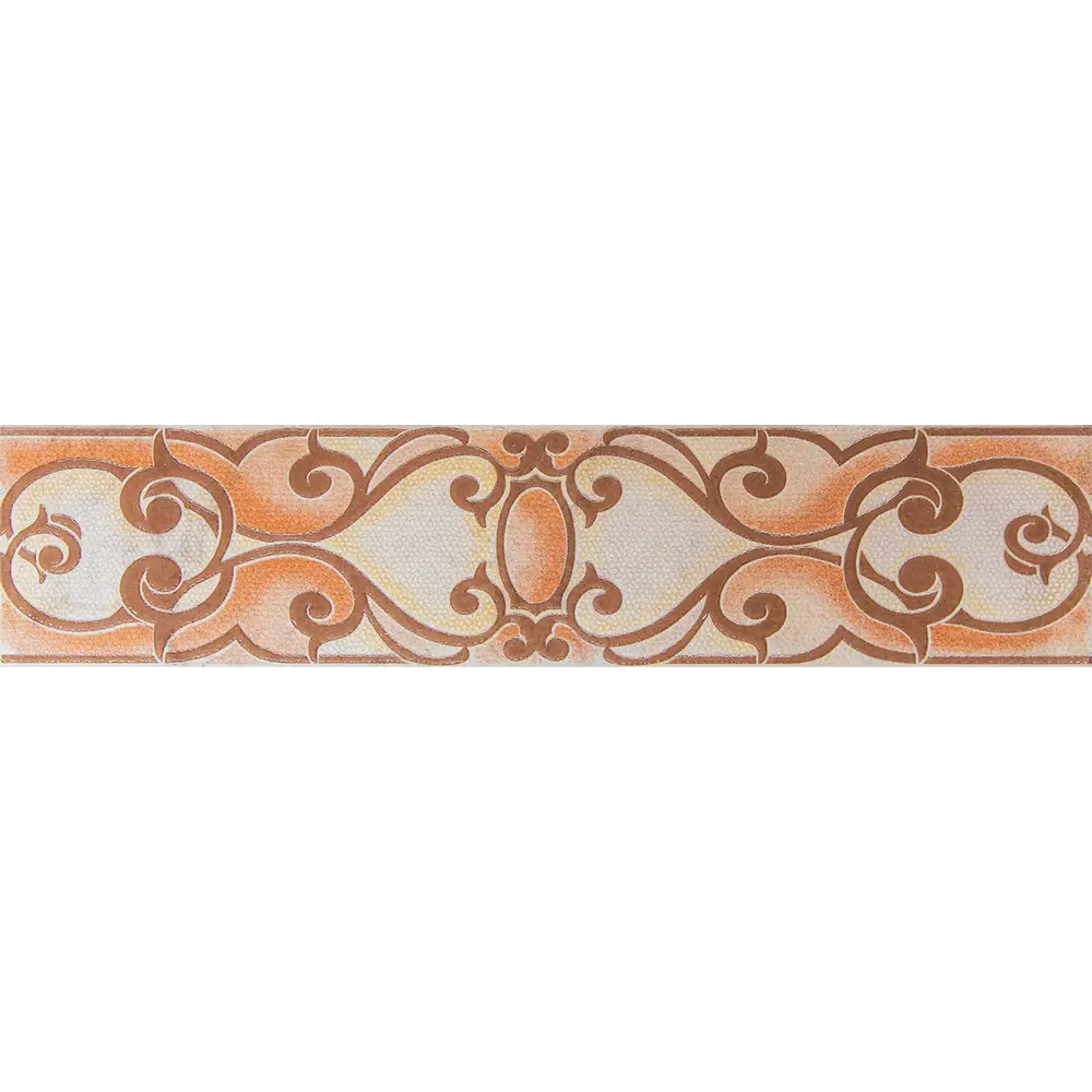 Бордюр напольный LB Ceramics Санторини 10x45 см матовый цвет бежевый STLM-2172197