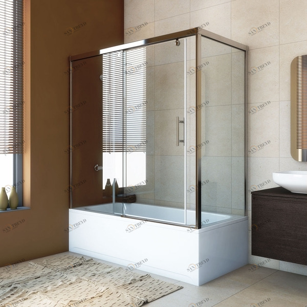 7080X130140GV863A Душевое ограждения на борт вынны GUTEWETTER Германия Slide