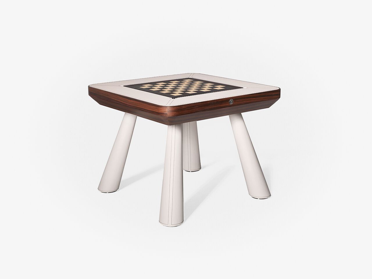 Кожа и палисандр квадратный шахматный стол Hermelin biliardi новинка 2024 ARCH-00068960 - Вид №2