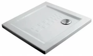 Olympia Ceramica Квадратный нескользящий керамический душевой поддон Ibis