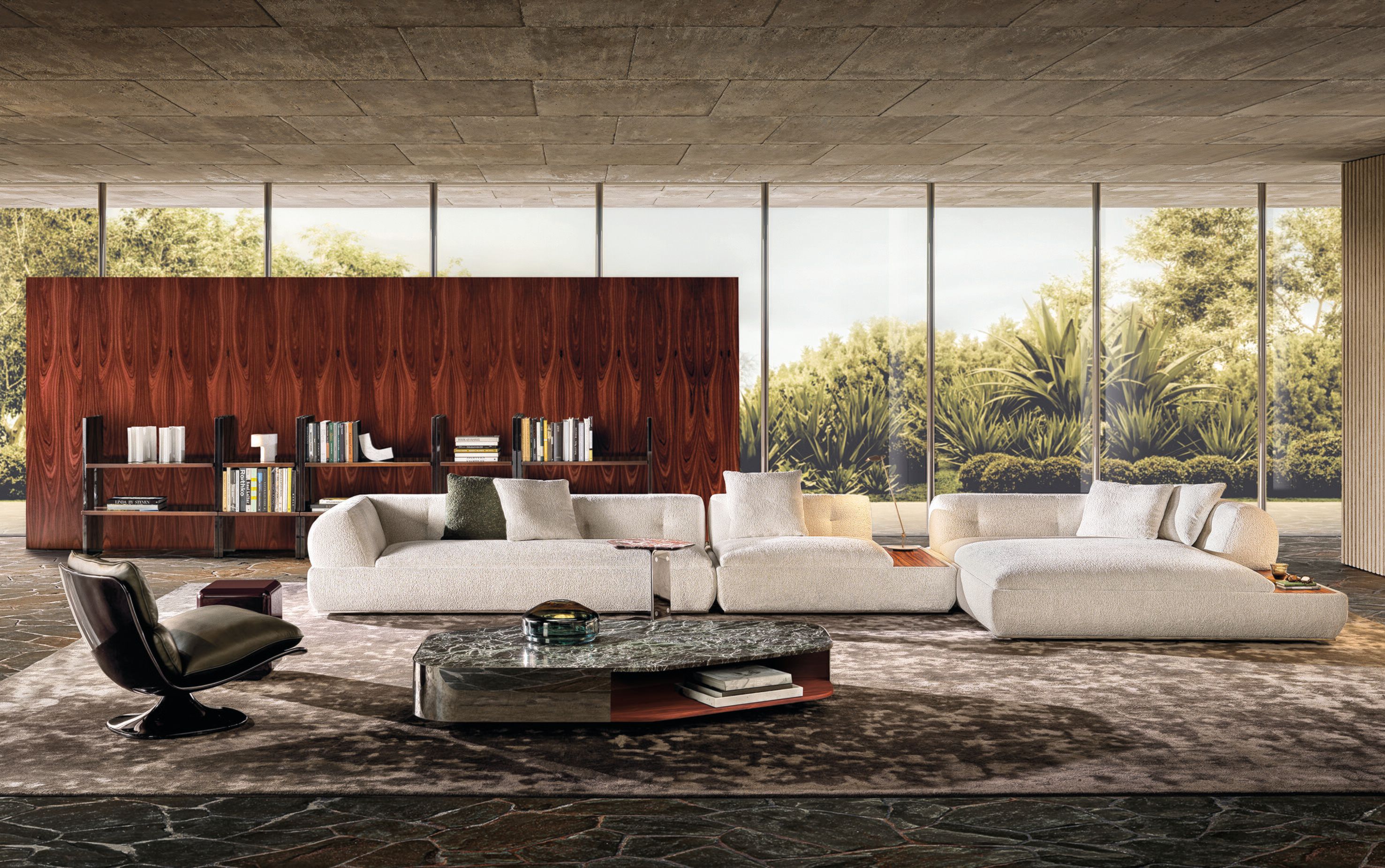 Секционный диван из ткани Minotti Supermoon ARCH-00101155 - Вид №3