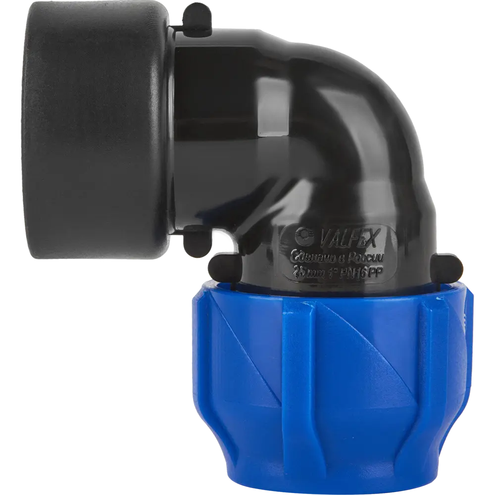 Отвод комбинированный 90° ПНД Valfex 1"x25 мм ВР 83742574 STLM-2153639  - Вид №1