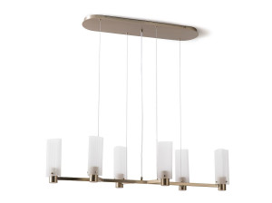 Пескоструйная стеклянная светодиодная подвесная лампа