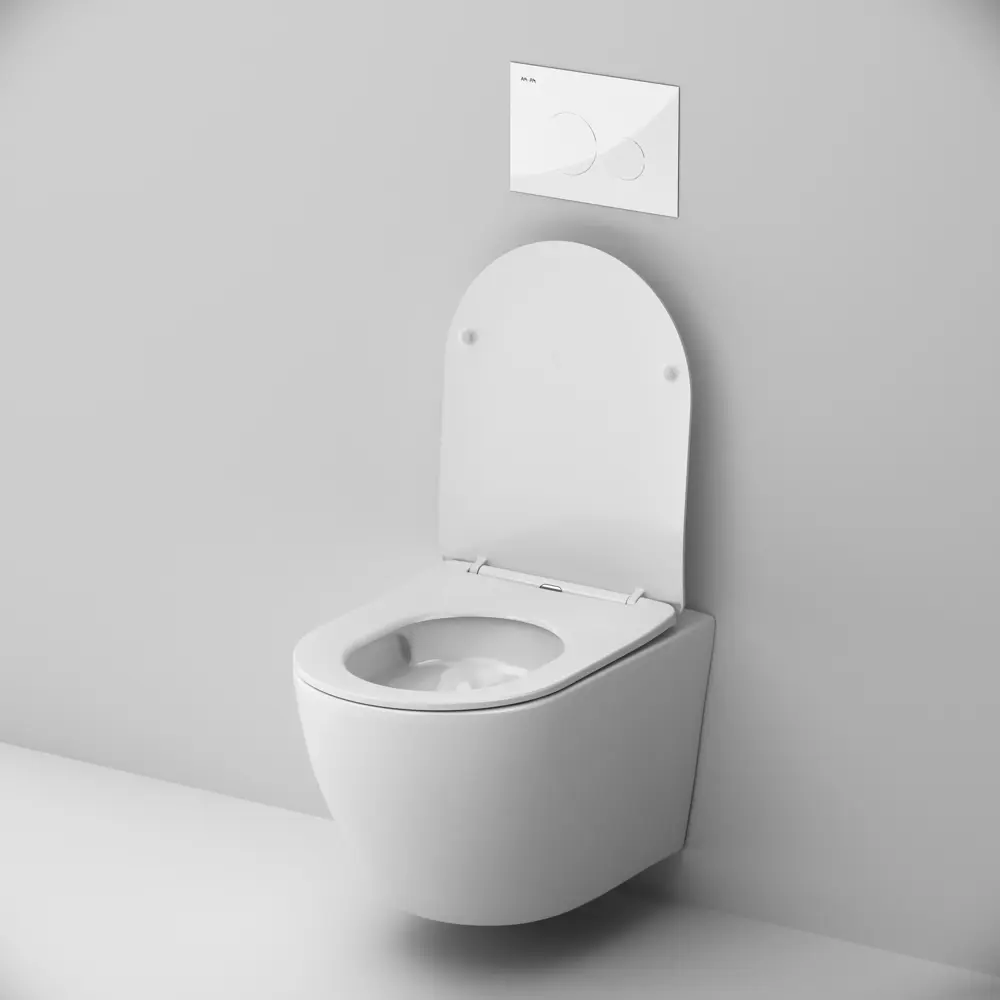 Комплект инсталляция с унитазом AM.PM Fresh IS12LM0151.8B1900 безободковый с микролифтом клавиша цвет хром 89383185 STLM-2023046 - Вид №13