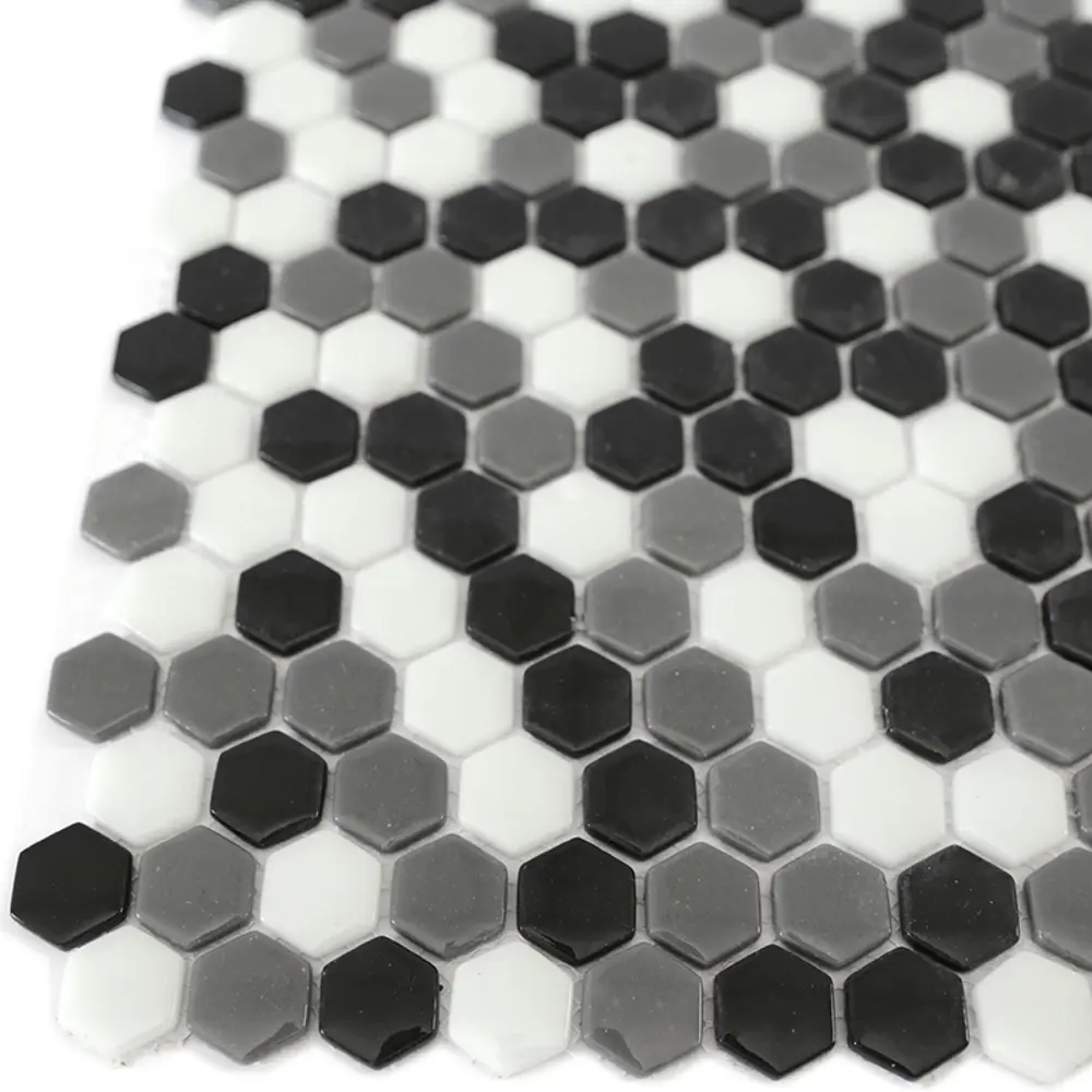Мозаика стеклянная Natural STP-BK005-HEX 29x29 см цвет разноцветный 84830260 STLM-2207602 Santreyd Steppa - Вид №5