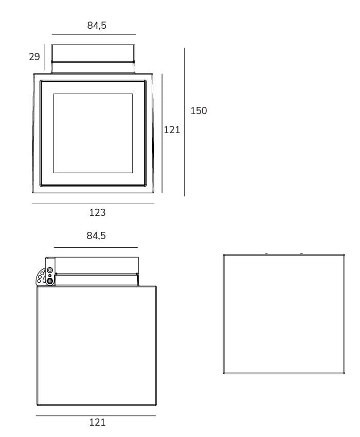 Алюминиевый регулируемый светодиодный наружный прожектор Exporlux PACK BA ARCH-00006775 - Вид №2