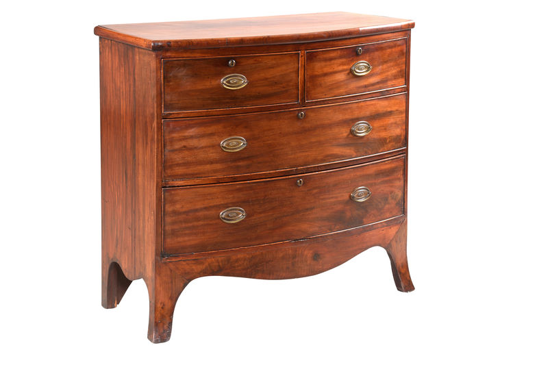 SOR27541 Передний комод с бантом из красного дерева ijlbrown  - Вид №1