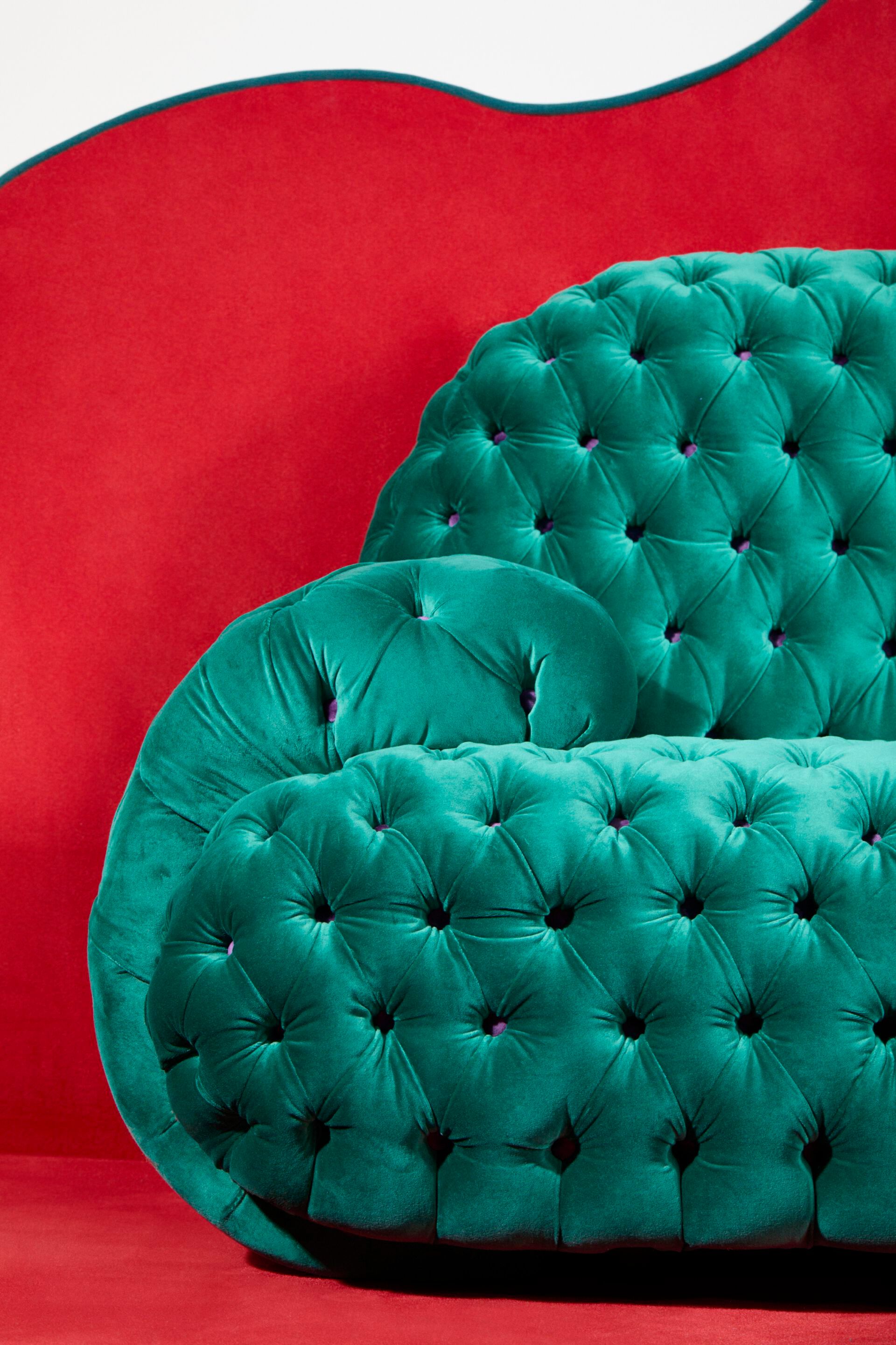Бархатный диван capitonné Paolo Nesi MISSTAKE ARCH-00139565 - Вид №2