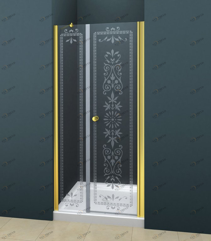 Душевая дверь в нишу CEZARES ROYAL PALACE-A-B-11-100+90-CP-G