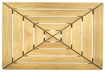 Ethimo Прямоугольный столик для сада из тика Village Vitr0100 - Вид №2