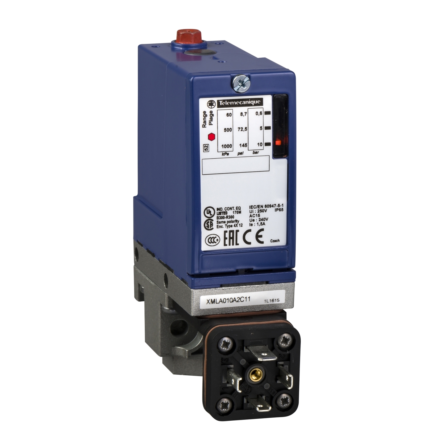 XMLA010A2C11 ДАТЧИК ДАВЛЕНИЯ 10БАР 1 ПОРОГ Schneider Electric Электромеханические датчики 