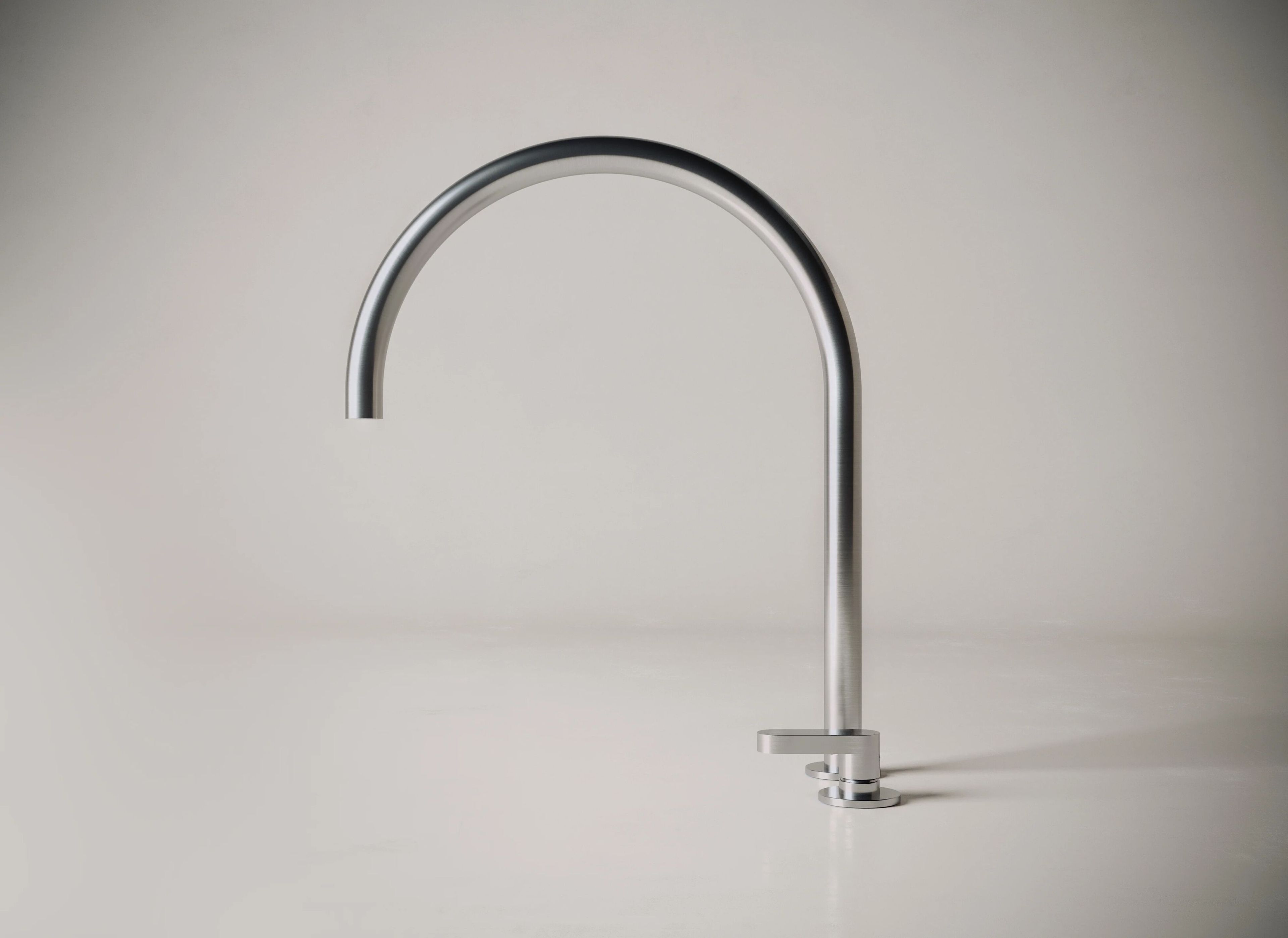 Смеситель для раковины из нержавеющей стали с поворотным горлышком COCOON John Pawson ARCH-00081817 - Вид №11