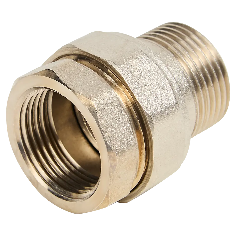 Сгон прямой американка MONLID 3/4" ВР-НР мм никелированная латунь 89421206 STLM-2012771 