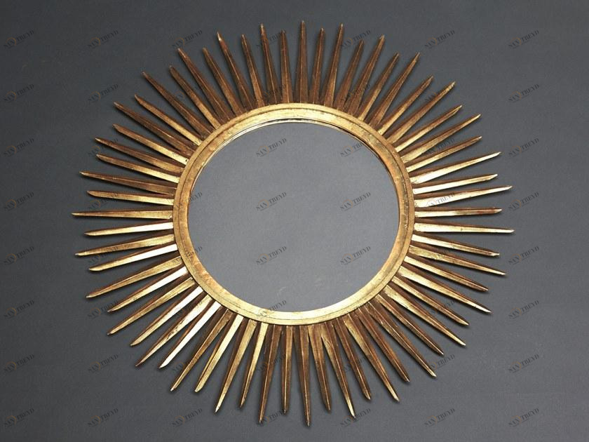 OFFICINACIANI Круглое железное зеркало в современном стиле с настенной рамой  Hf2021mi 