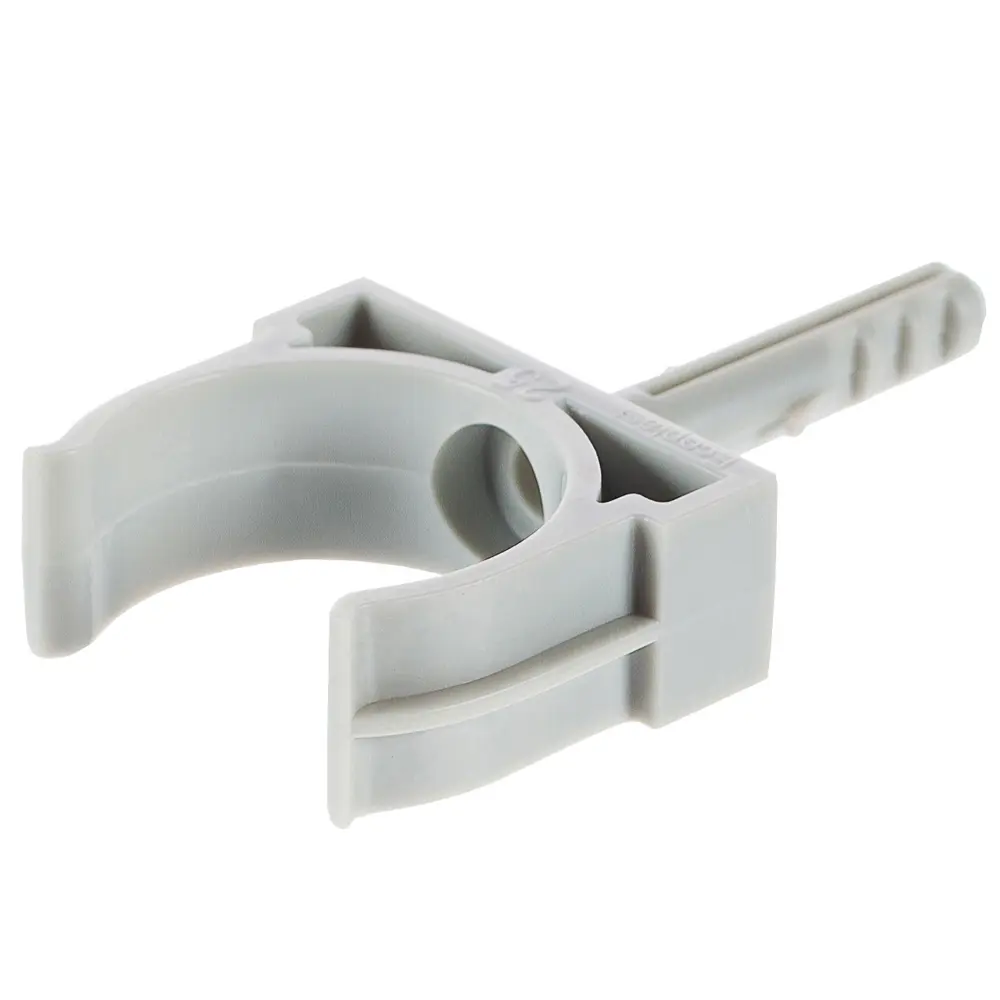 ЭКОПЛАСТ Держатель для труб 25 мм с дюбелями, 10 шт 10057078 STLM-1102371