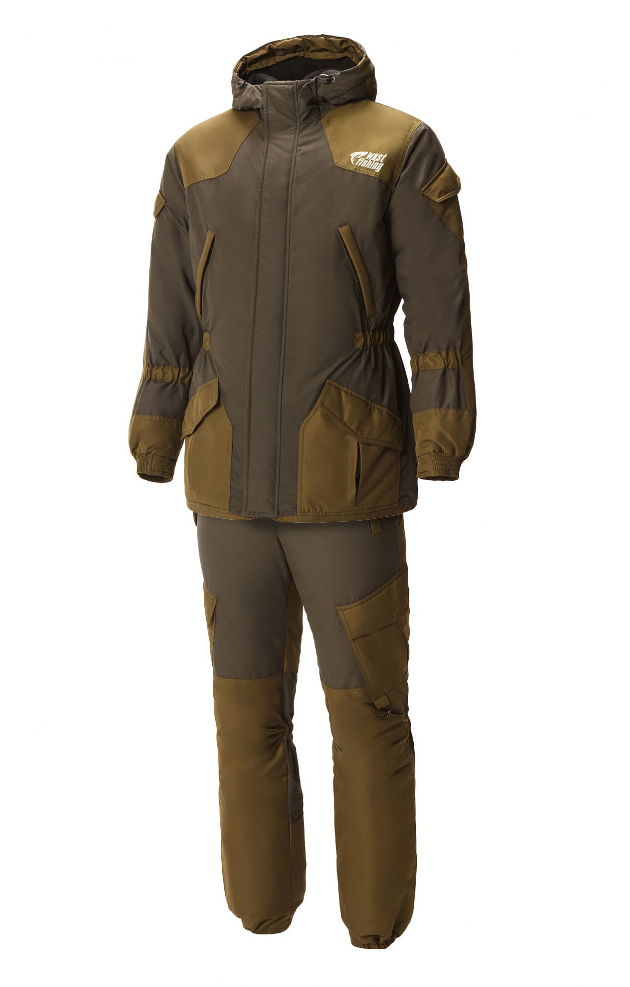 63943 Костюм  зимний хаки West Fishing  Зимняя спецодежда Santreyd 
