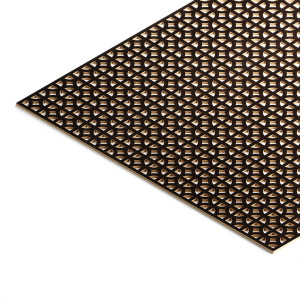 Панель декоративная перфорированная без рамки 1112х512 мм Сусанна венге STELLA (2шт)