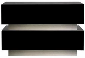 Reflex Тумбочка прикроватная лакированная прямоугольная с ящиками Luce