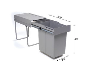 Система сортировки мусора ALBIO 20 1X21 L+0,5 L