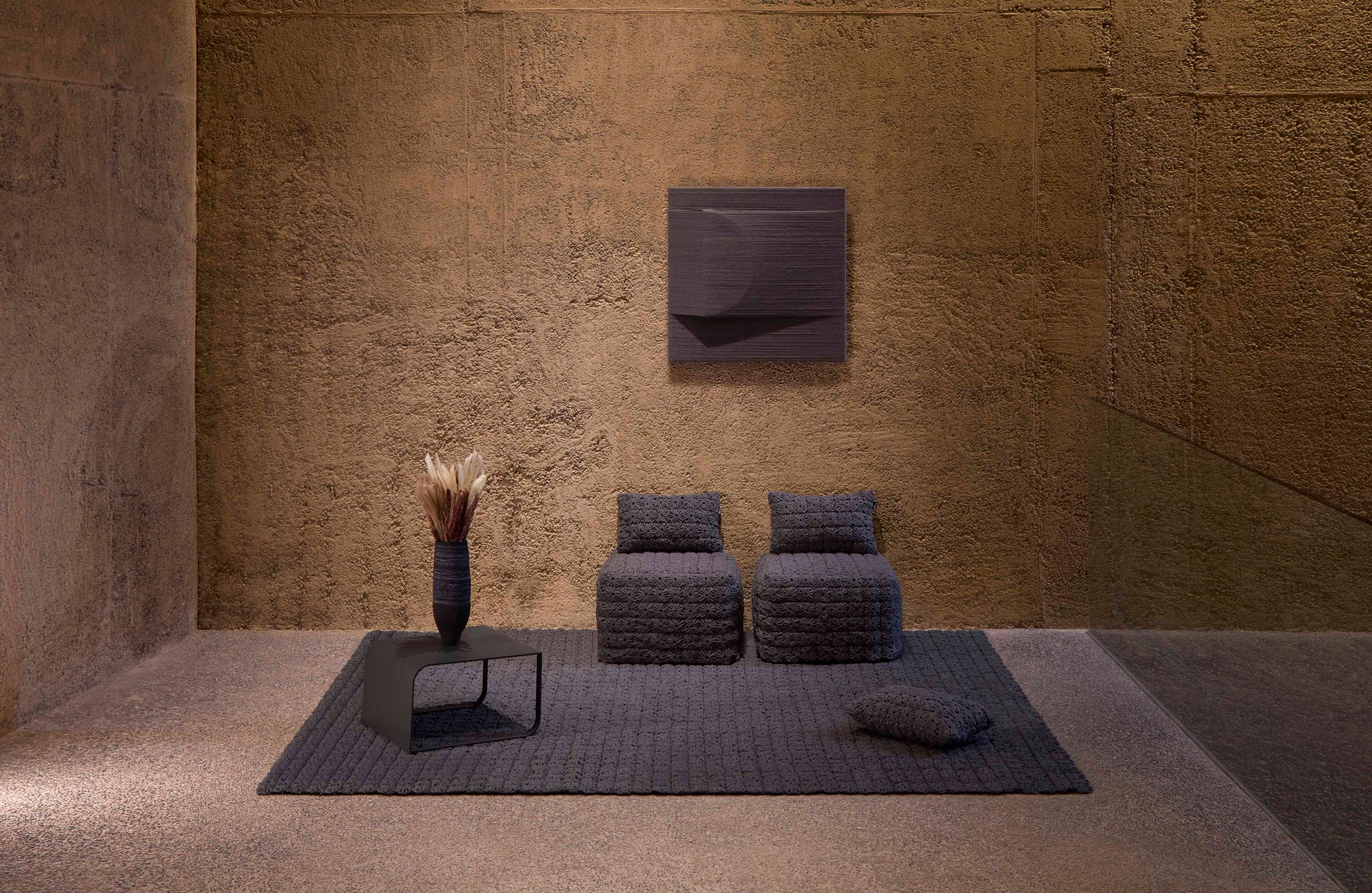 Сплошной цвет шерстяной ковер GAN Momos ARCH-00127333 - Вид №9