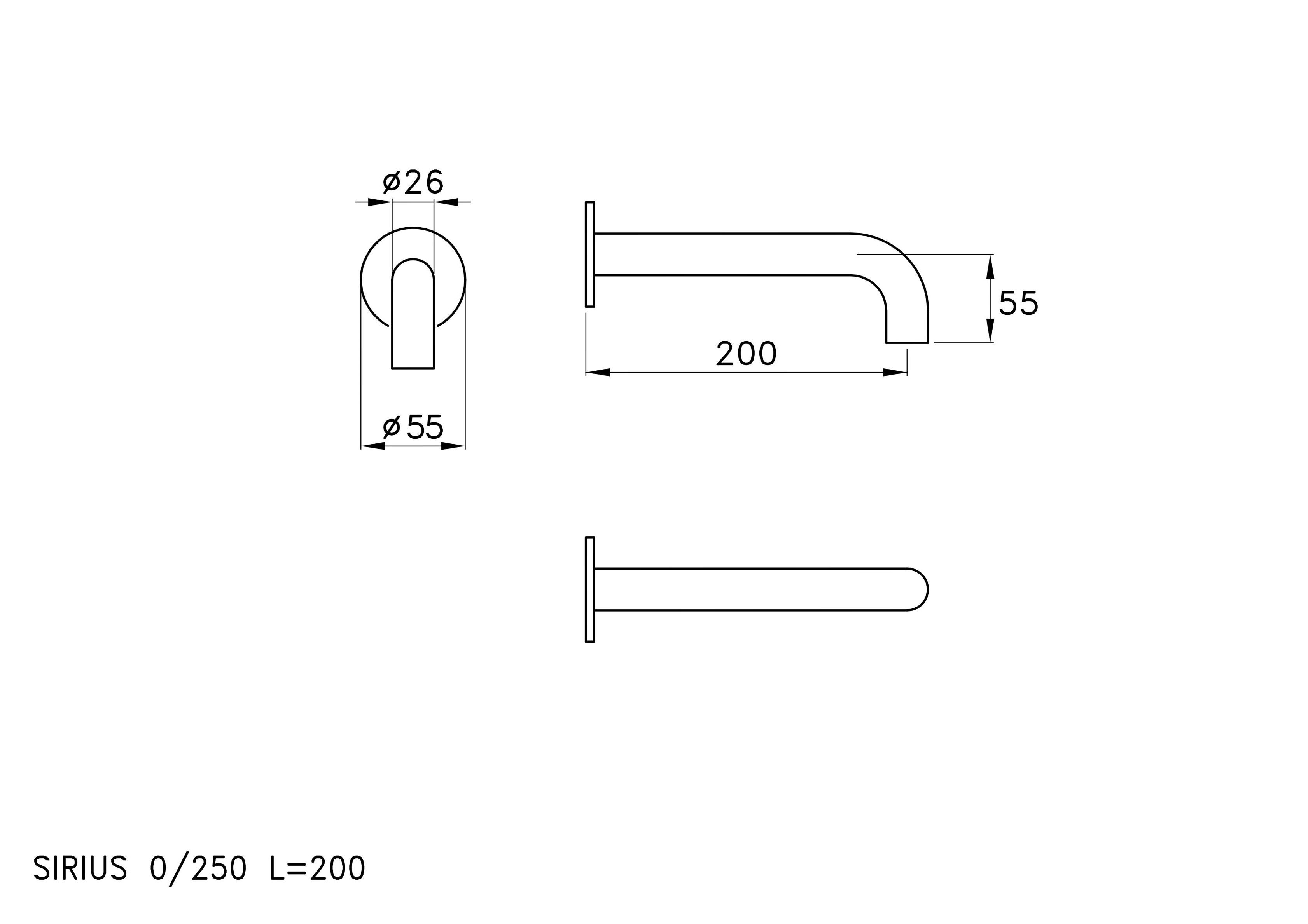 Настенный дозирующий носик RUBINETTERIE STELLA ARCH-00104140 - Вид №3