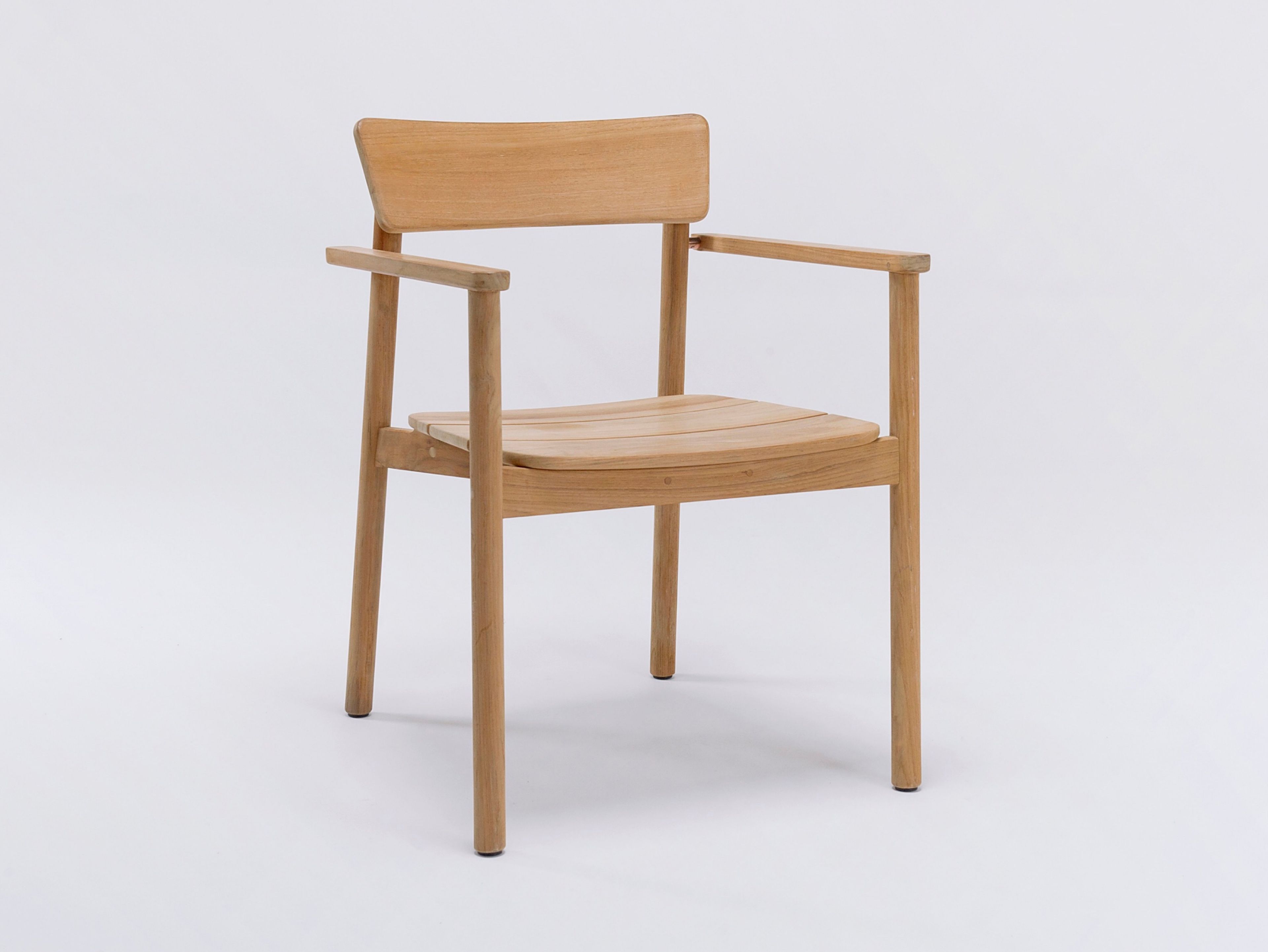 Садовое кресло из тикового дерева с подлокотниками Unopiù Pevero ARCH-00119319 - Вид №1