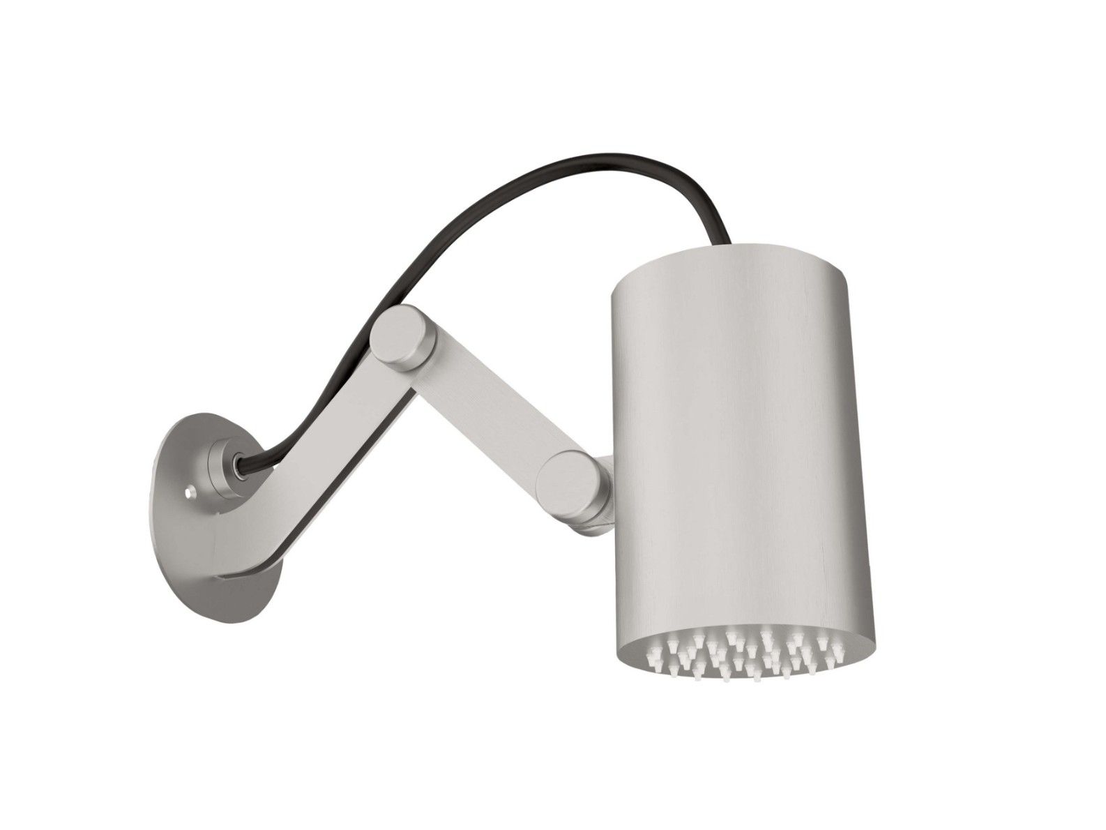 Круглая душевая головка из нержавеющей стали с кронштейном CRISTINA Rubinetterie дополнения для душа / ванны / умывальника - Inox collection ARCH-00058199 - Вид №1