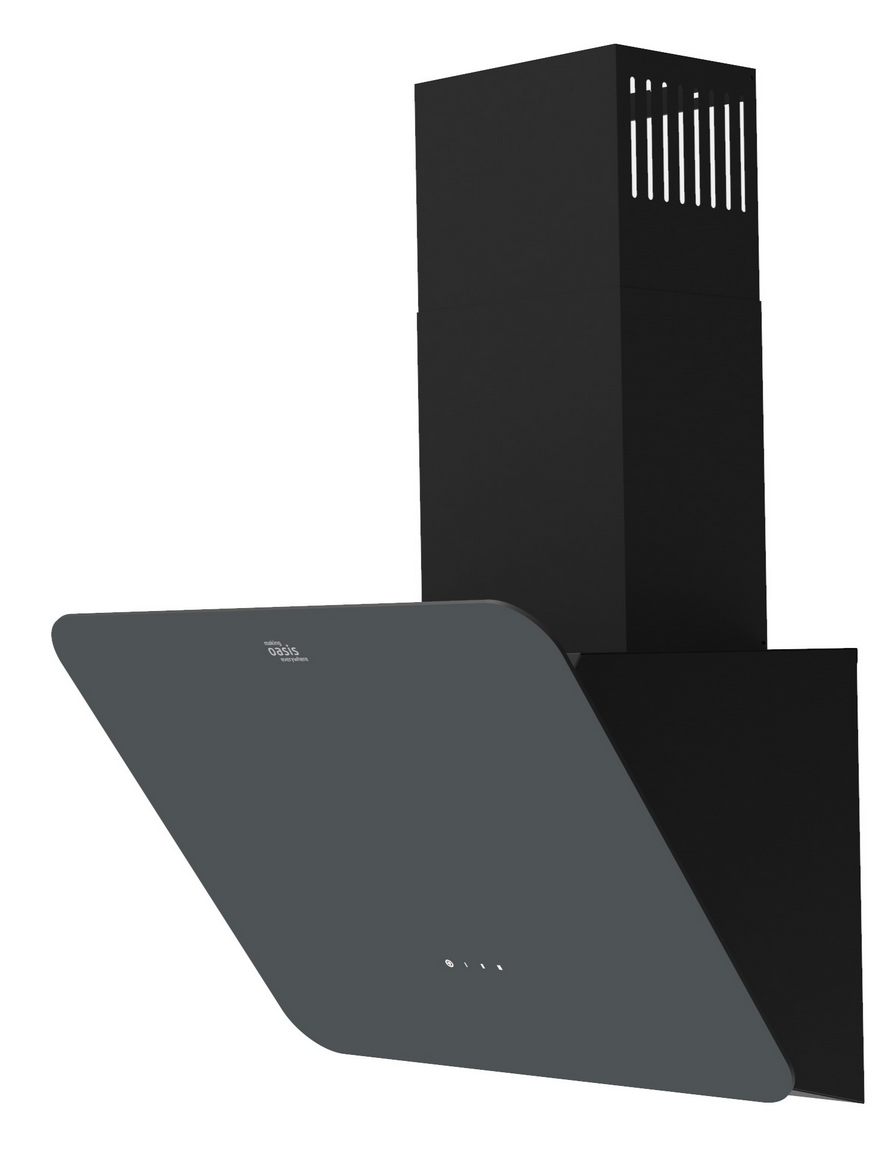 9162400 Вытяжка наклонная Оasis  ML-60B черный/серый OASIS STDN-0082232 - Вид №1