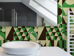 GLAMORA Виниловые обои с геометрическим рисунком Imaginary forms