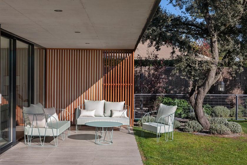 iSimar 2-местный садовый диван из оцинкованной стали Lagarto 8078 - Вид №4