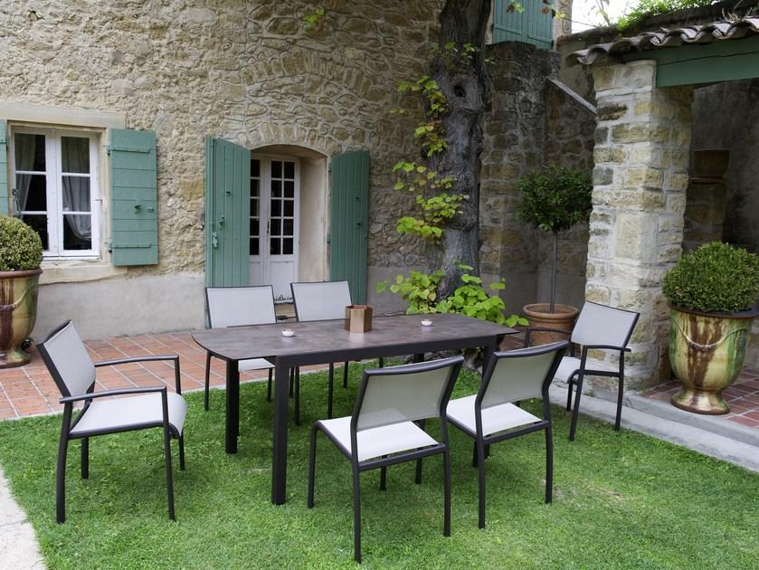 Les jardins Прямоугольный раздвижной садовый стол из hpl sun-id-1435384 - Вид №1