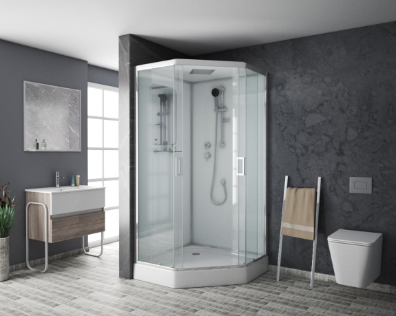 Душевая кабина NG-6002D (1000х1000х2200) Santreyd NG-6001-02D - Вид №1