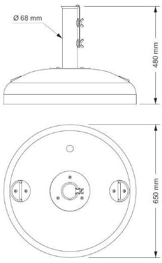 ENCHO ENCHEV - ETE Бетонное основание зонта  29  - Вид №7