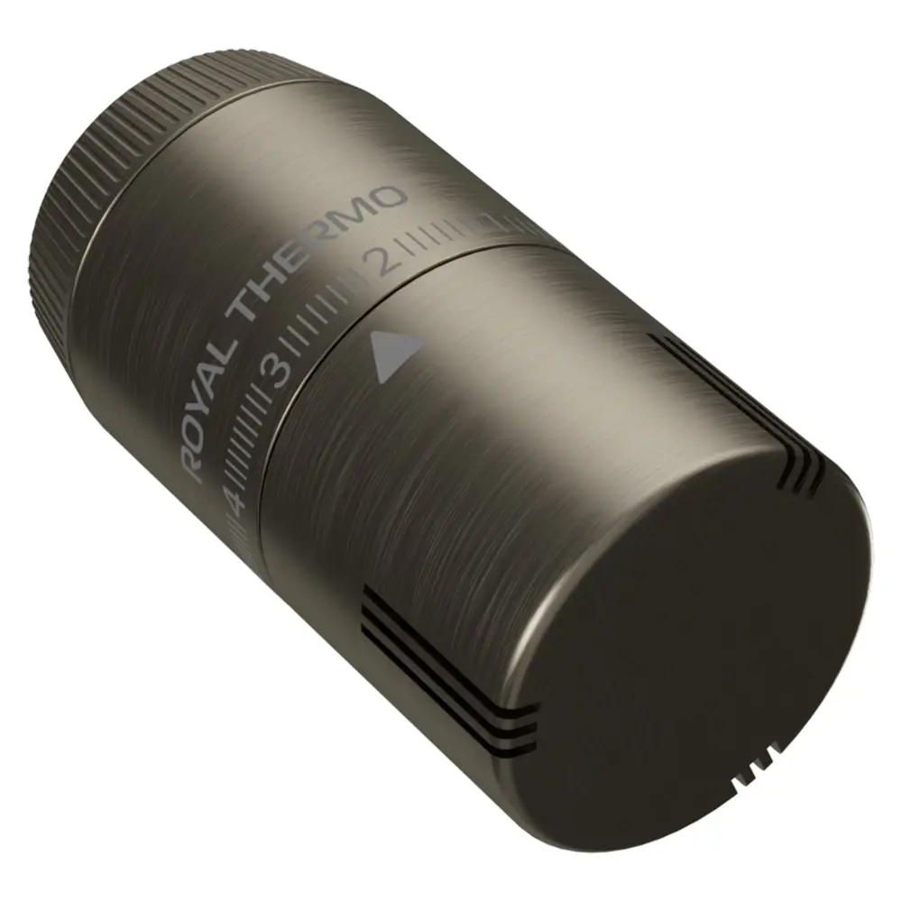 Термостатическая головка жидкостная Royal Thermo Design Pro M30x1.5 никель матовый STLM-2002795