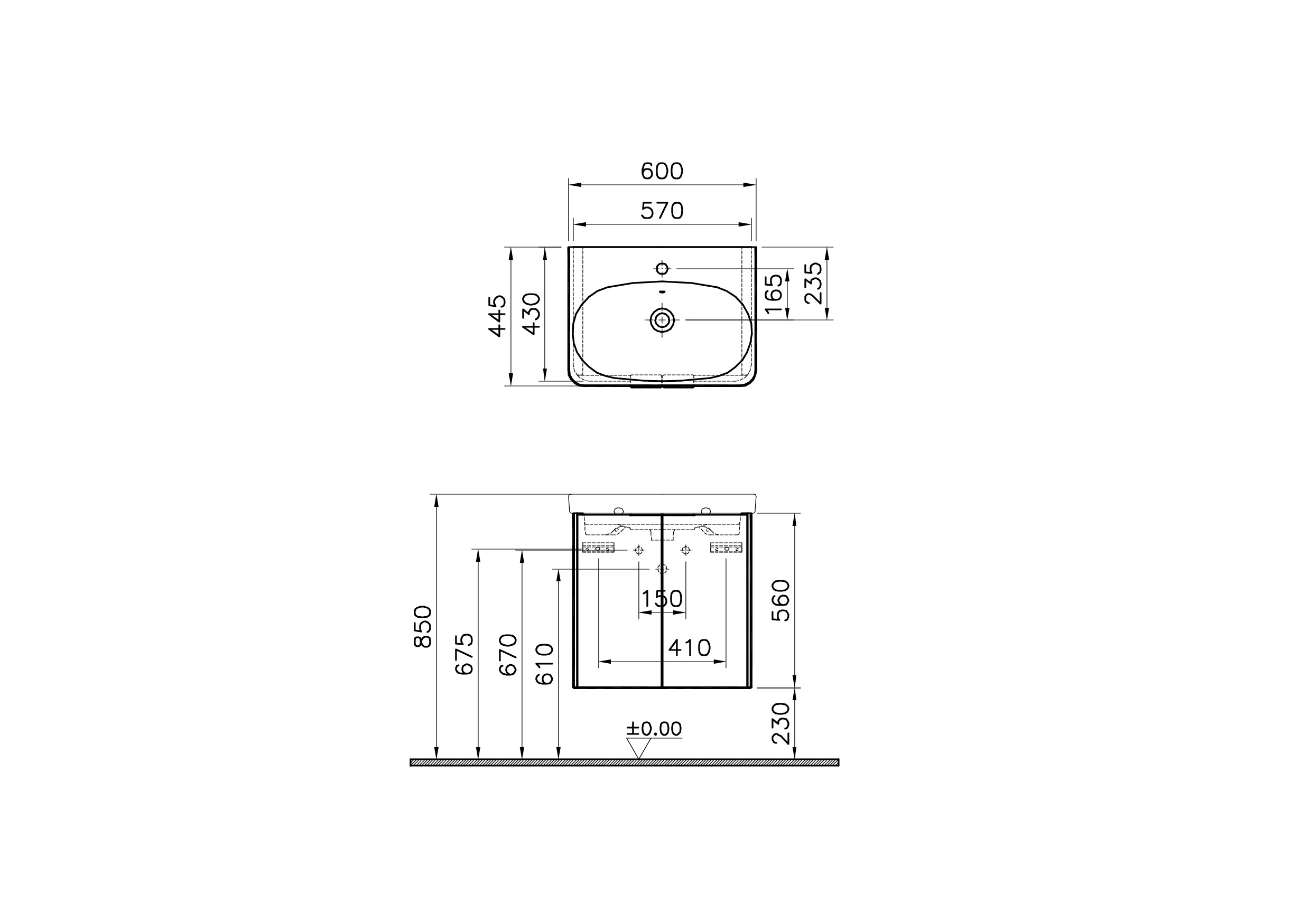 56531 Раковина Vitraglobal Nest - Вид №1