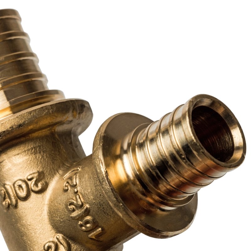 Тройник переходной 20x16x16 аксиальный для труб из сшитого полиэтилена STOUT SFA0014201616 - Вид №3