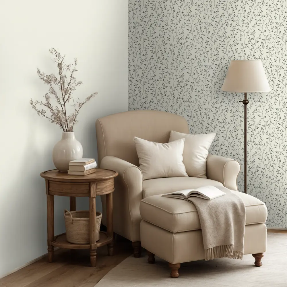 Обои флизелиновые Euro Decor Sylvia белые 1.06 м ED7339-00 89460702 STLM-2168971 - Вид №4