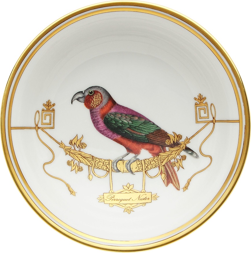 10647857 Richard Ginori Тарелка для фруктов 14 см Volie're Perroquet Nestor (попугай Нестор) Фарфор 