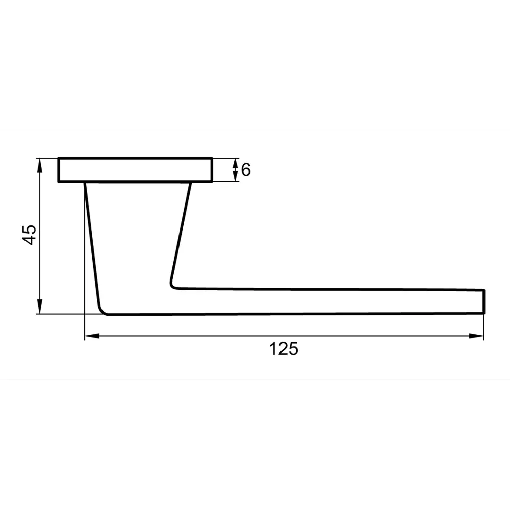 Дверные ручки Puerto Slim Фрапе - элегантное решение для межкомнатных дверей 86523206 STLM-0069638 - Вид №4