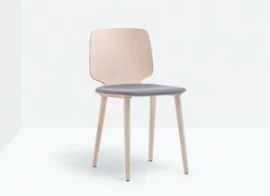 Pedrali Деревянный стул со встроенной подушкой Babila 2700/a