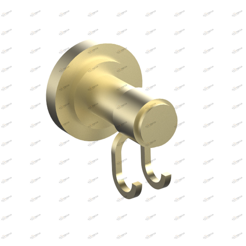 C32-501 C32-501 Настенный двойной крючок ГЛАДКАЯ ЗВЕЗДА Cristal & Bronze STAR LISSE 