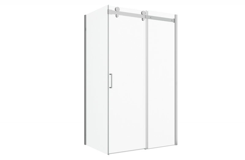 Душевое ограждение (без поддона), одна раздвижная дверь WAVE BS120.3102S bravat - Вид №1