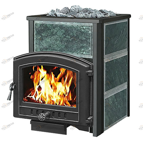 Печь для бани Везувий Легенда 16 (224) Змеевик чугунная 5281